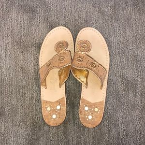 Gold Jack Rogers EUC